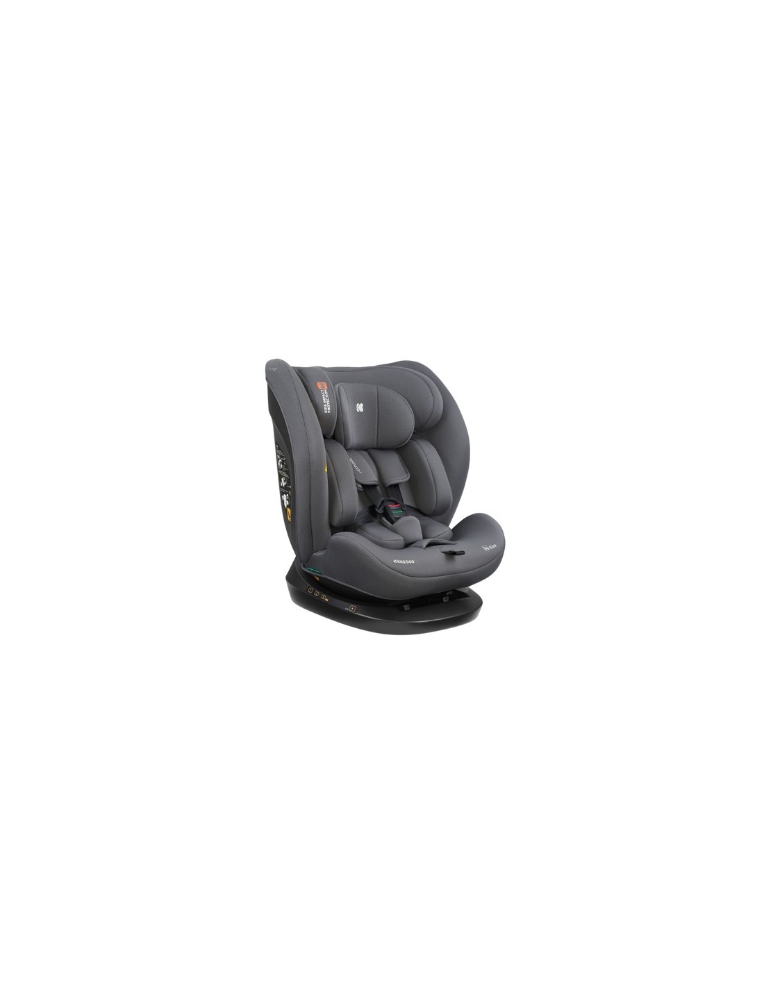KikkaBoo Seggiolino auto 360° i-Explore 2 i-SIZE Grey - shopincasa.it