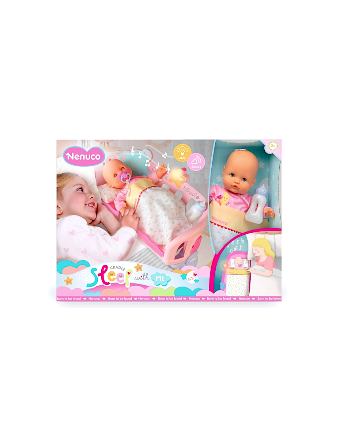 Nenuco bambola dormi con me 35cm lettino ninna nanna | shopincasa.it