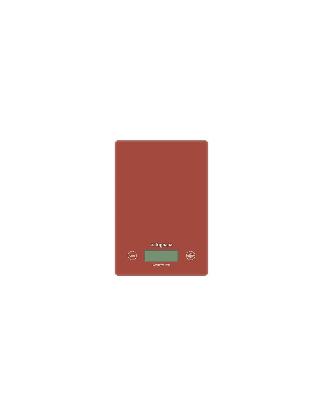 Tognana Iridea Bilancia da cucina 1gr/5kg Rosso Mela | Shopincasa.it