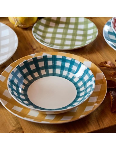 Tognana Caledonia Servizio Piatti 18 Pezzi in Porcellana Multicolor | shopincasa.it