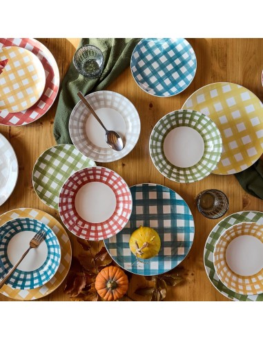 Tognana Caledonia Servizio Piatti 18 Pezzi in Porcellana Multicolor | shopincasa.it