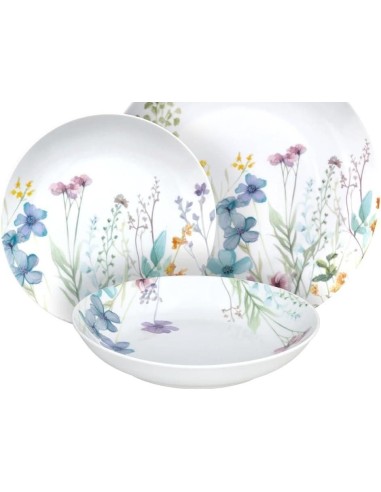 Tognana Florenne Servizio Tavola 18 Pezzi con Decori Floreali | shopincasa.it