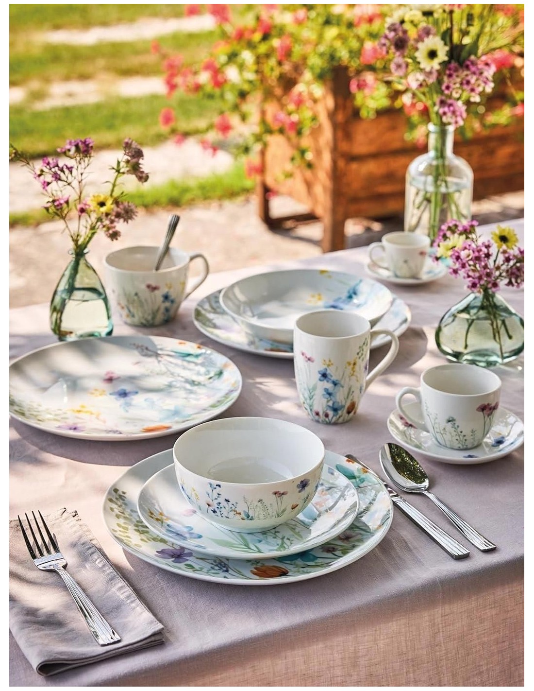Tognana Florenne Servizio Tavola 18 Pezzi con Decori Floreali | shopincasa.it