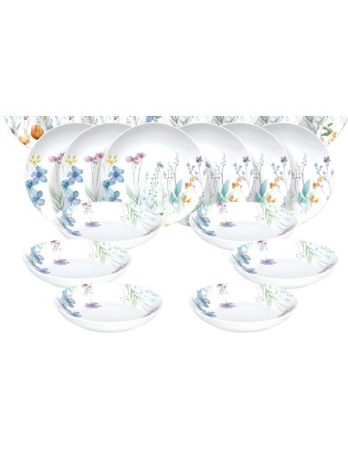 Tognana Florenne Servizio Tavola 18 Pezzi con Decori Floreali | shopincasa.it