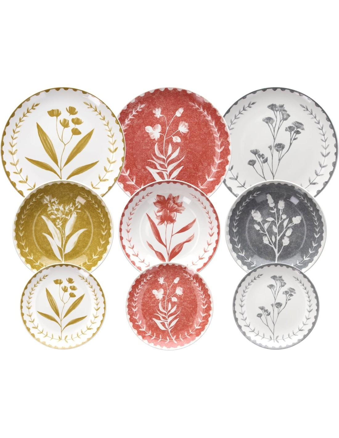 Tognana Madeline Servizio Piatti 18 Pezzi in Porcellana Multicolor | shopincasa.it