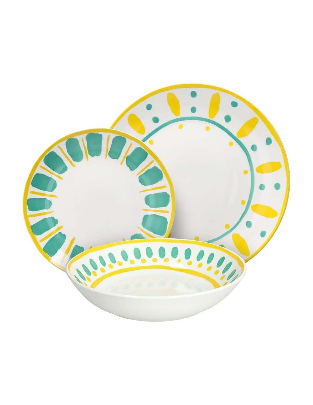 Tognana Vietri Servizio Piatti 18 Pezzi in Porcellana Multicolor | shopincasa.it
