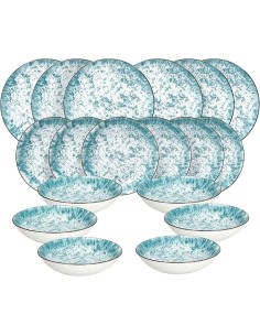 Tognana Kalos Servizio Piatti 18 Pezzi in Porcellana Azzurra | shopincasa.it 2