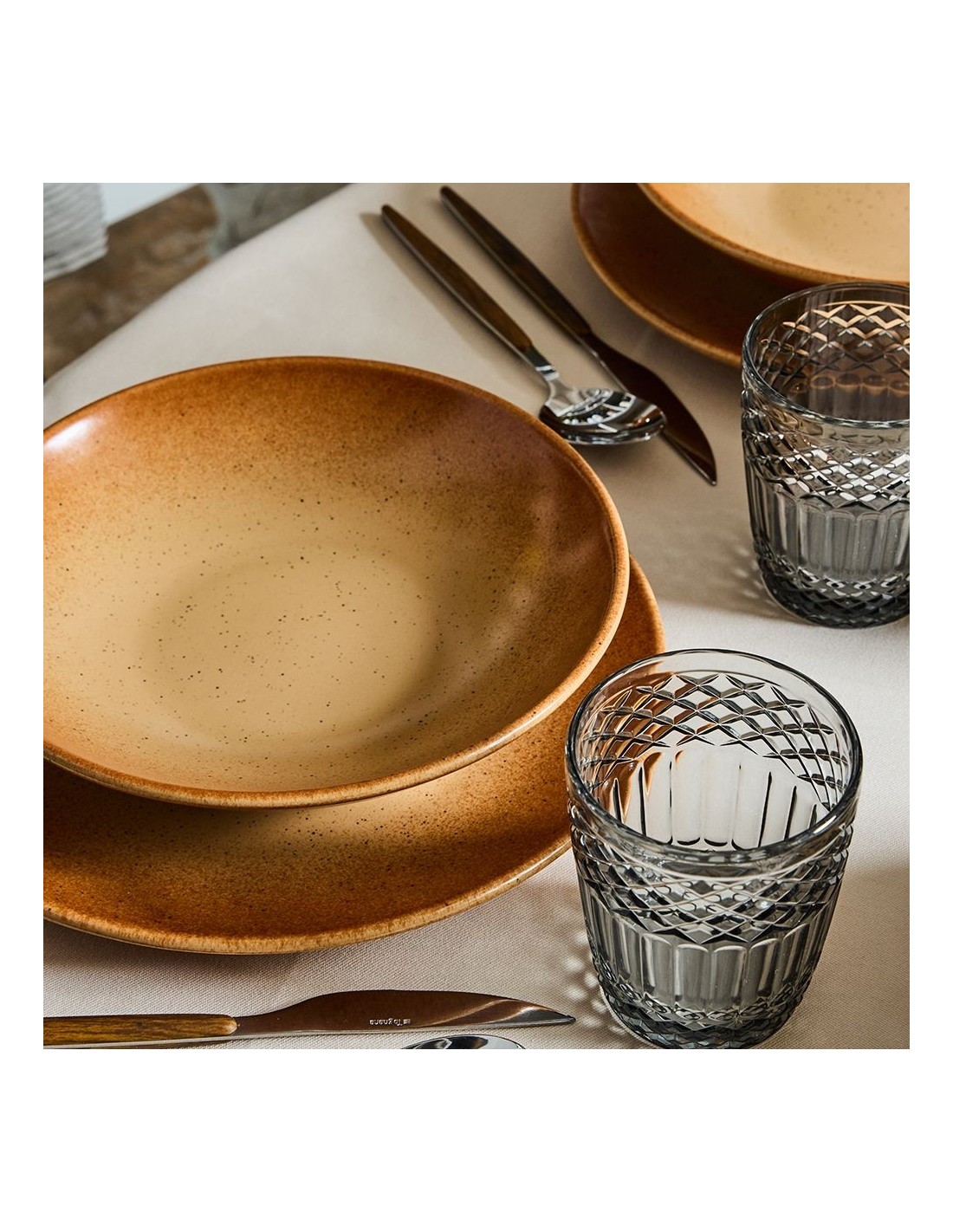 Tognana Urban Bruges Piatto Frutta 20,5 cm Stoneware Ocra | shopincasa.it