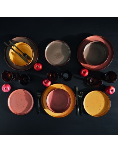 Tognana Bruges Piatto Fondo 18,5 cm Marrone | Stoneware Urban
