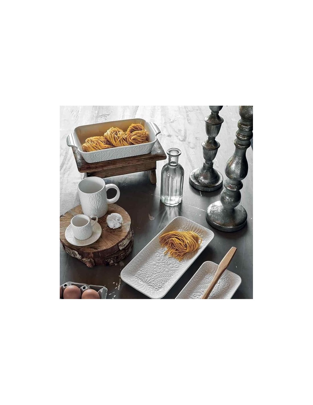 Vassoio rettangolare 30 cm Ornament Copenaghen Tognana | shopincasa.it