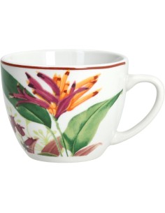 Set 6 Tazze Caffè con Piatto Tognana Tropicalia Multicolor | shopincasa.it
