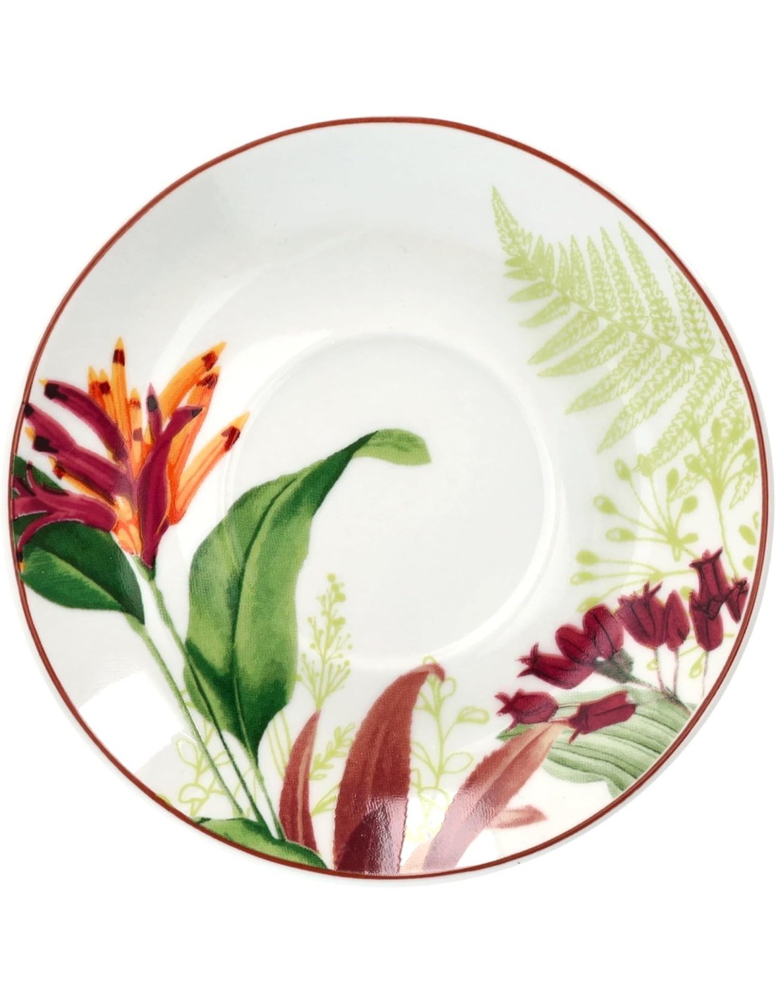 Set 6 Tazze Caffè con Piatto Tognana Tropicalia Multicolor | shopincasa.it