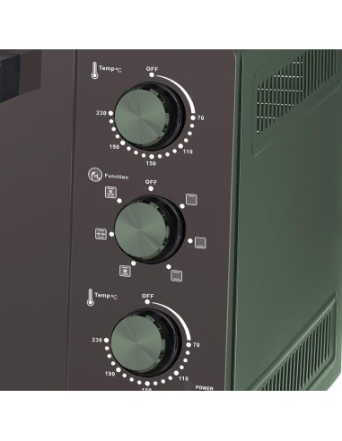 Forno elettrico ventilato Tognana Iridea 45L verde – shopincasa.it