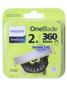 2 LAME RICAMBIO QP420 ONEBLADE PHILIPS