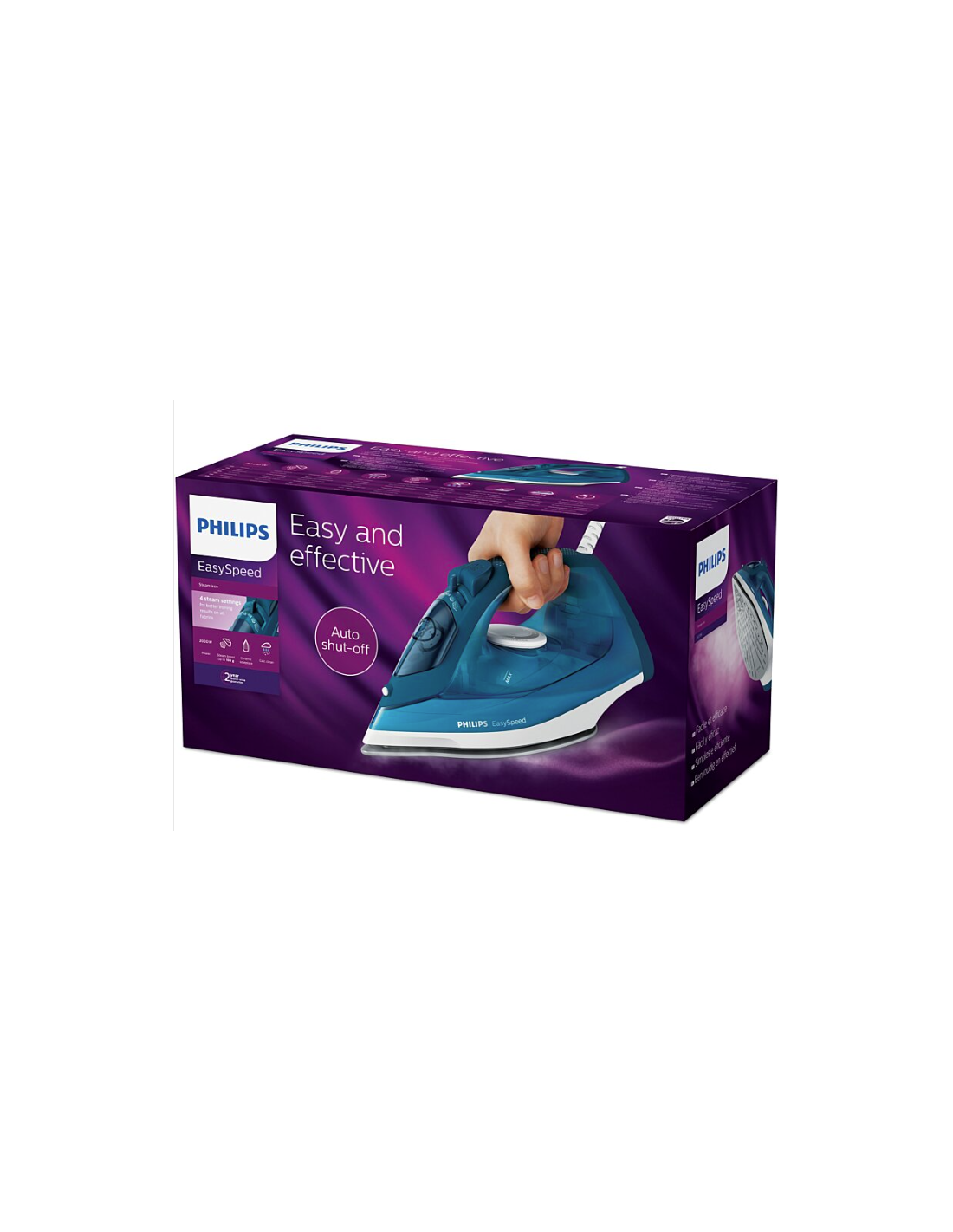 FERRO VAP GC1756 2000W PIAS.CERAMICA BLUE PHILIPS