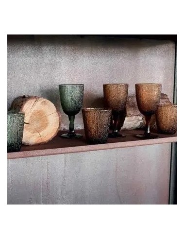 Set 3 bicchieri Tognana Davor Ambra 280 ml su shopincasa.it
