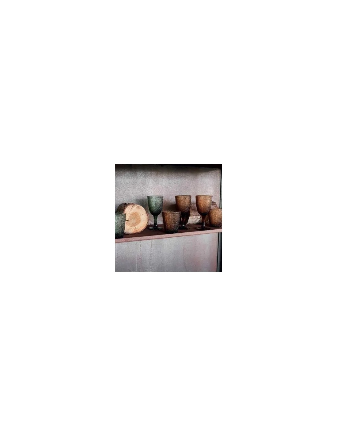 Set 3 bicchieri Tognana Davor Ambra 280 ml su shopincasa.it