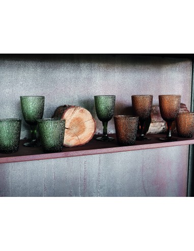 Set 3 bicchieri Tognana Davor Verde 280 ml su shopincasa.it
