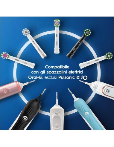 Oral-B 3D White Testine Ricambio 3 Pezzi CleanMaximiser | shopincasa.it