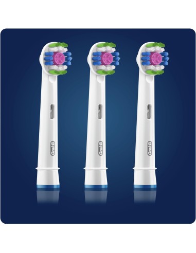 Oral-B 3D White Testine Ricambio 3 Pezzi CleanMaximiser | shopincasa.it