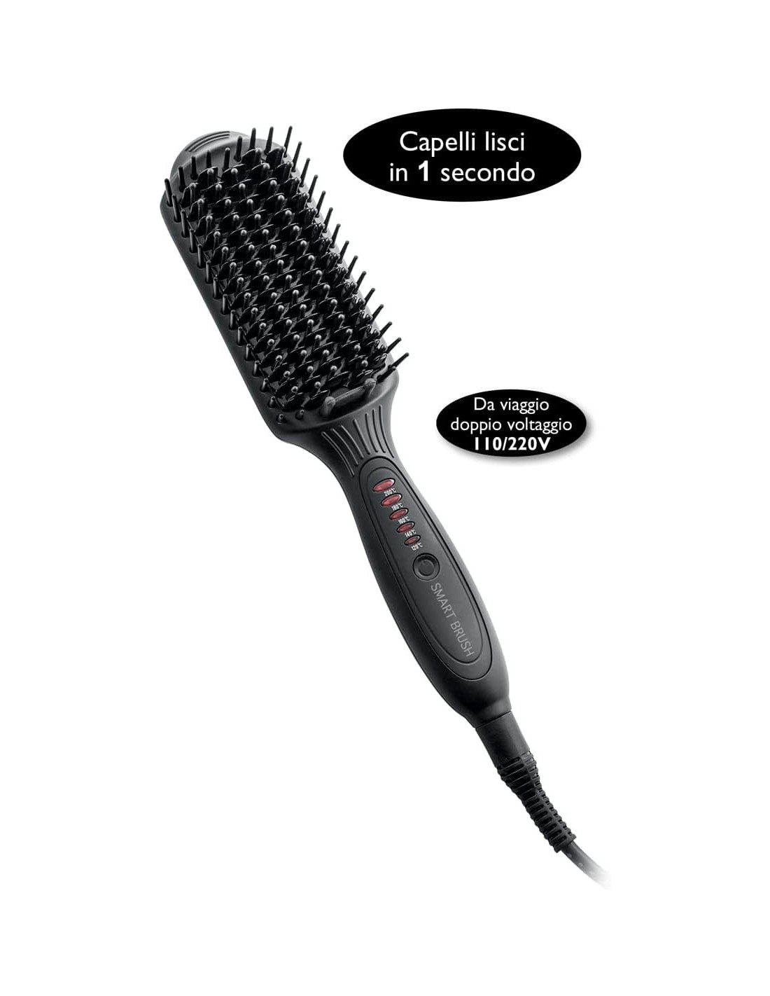 MACOM Sensation 228 Smart Brush Spazzola Lisciante in Ceramica | shopincasa.it