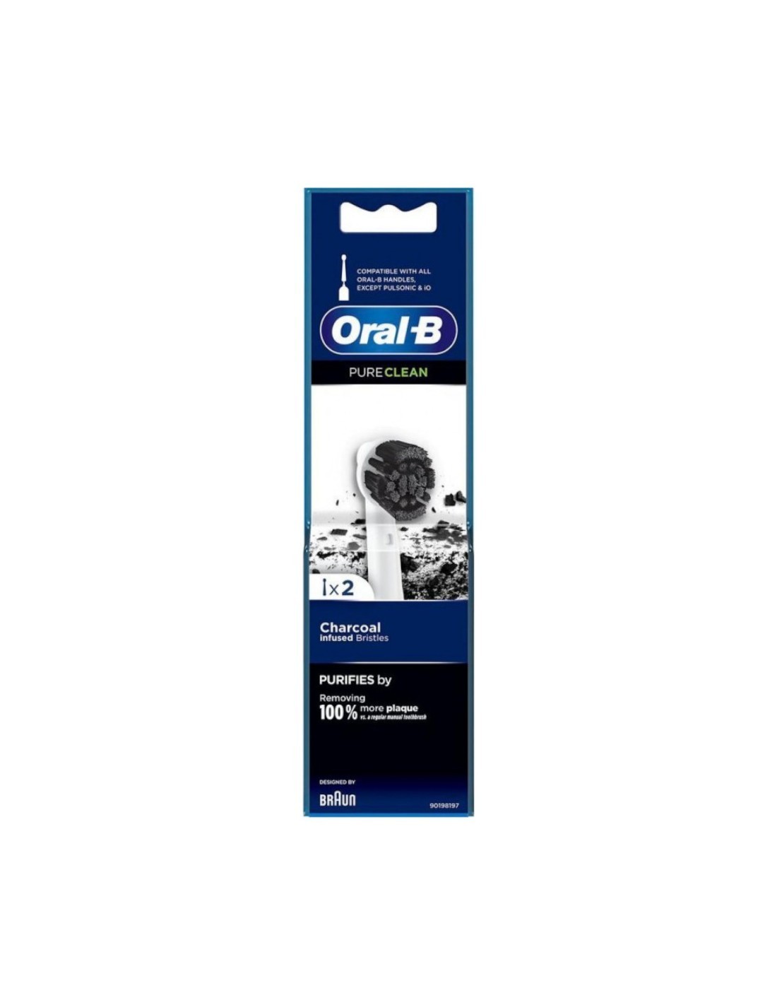 Oral-B Pure Clean Testine Ricambio con Carbone | shopincasa.it