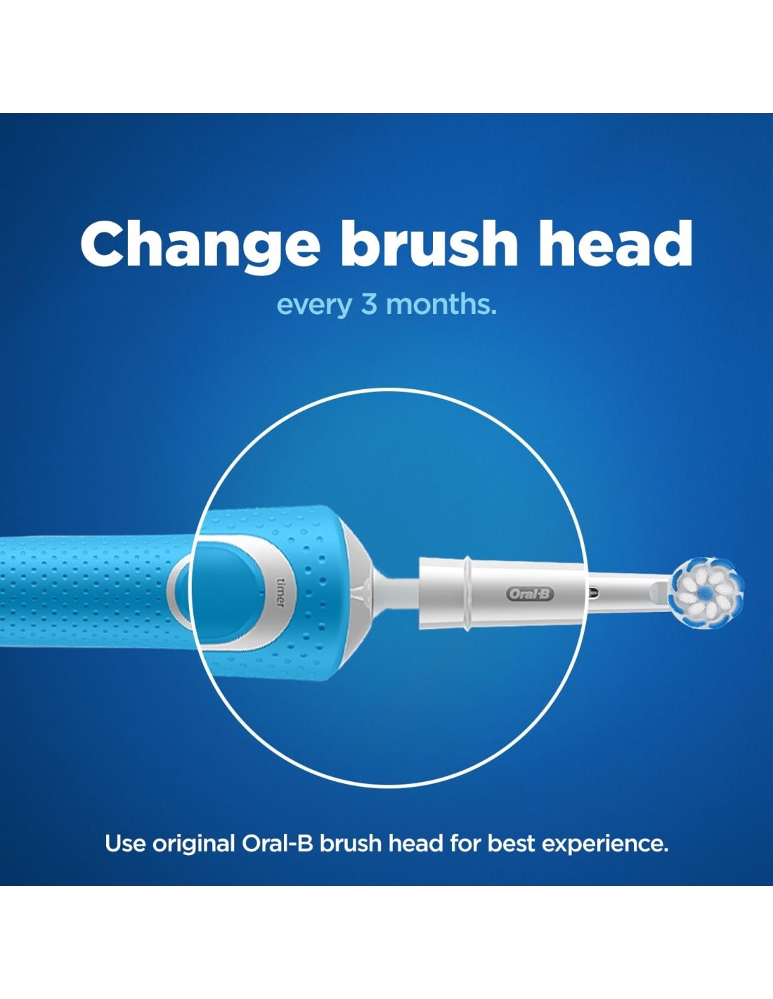 Oral-B Testine Ricambio 2 Pezzi per Spazzolino Elettrico | shopincasa.it