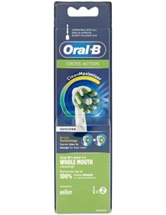 Oral-B CrossAction CleanMaximiser Ricambio 2 Testine | shopincasa.it