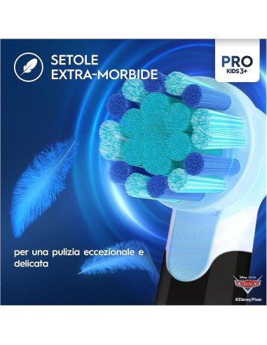 Oral-B Pro Kids Spazzolino Elettrico Disney Cars Bambini 3+ | shopincasa.it