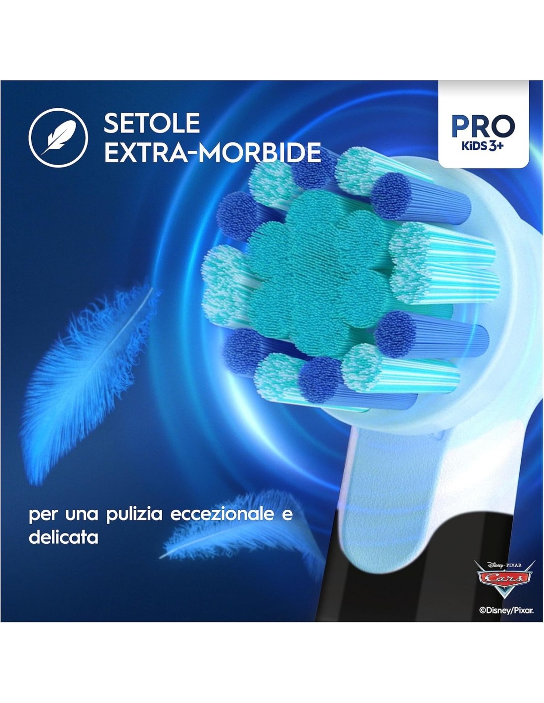 Oral-B Pro Kids Spazzolino Elettrico Disney Cars Bambini 3+ | shopincasa.it