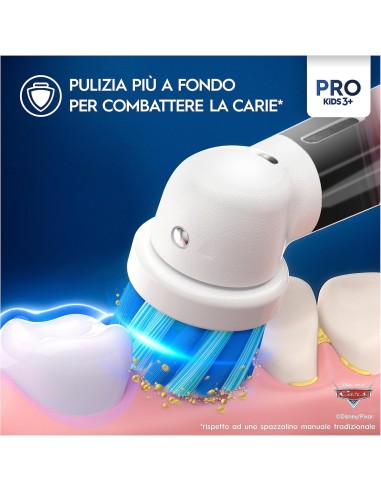 Oral-B Pro Kids Spazzolino Elettrico Disney Cars Bambini 3+ | shopincasa.it