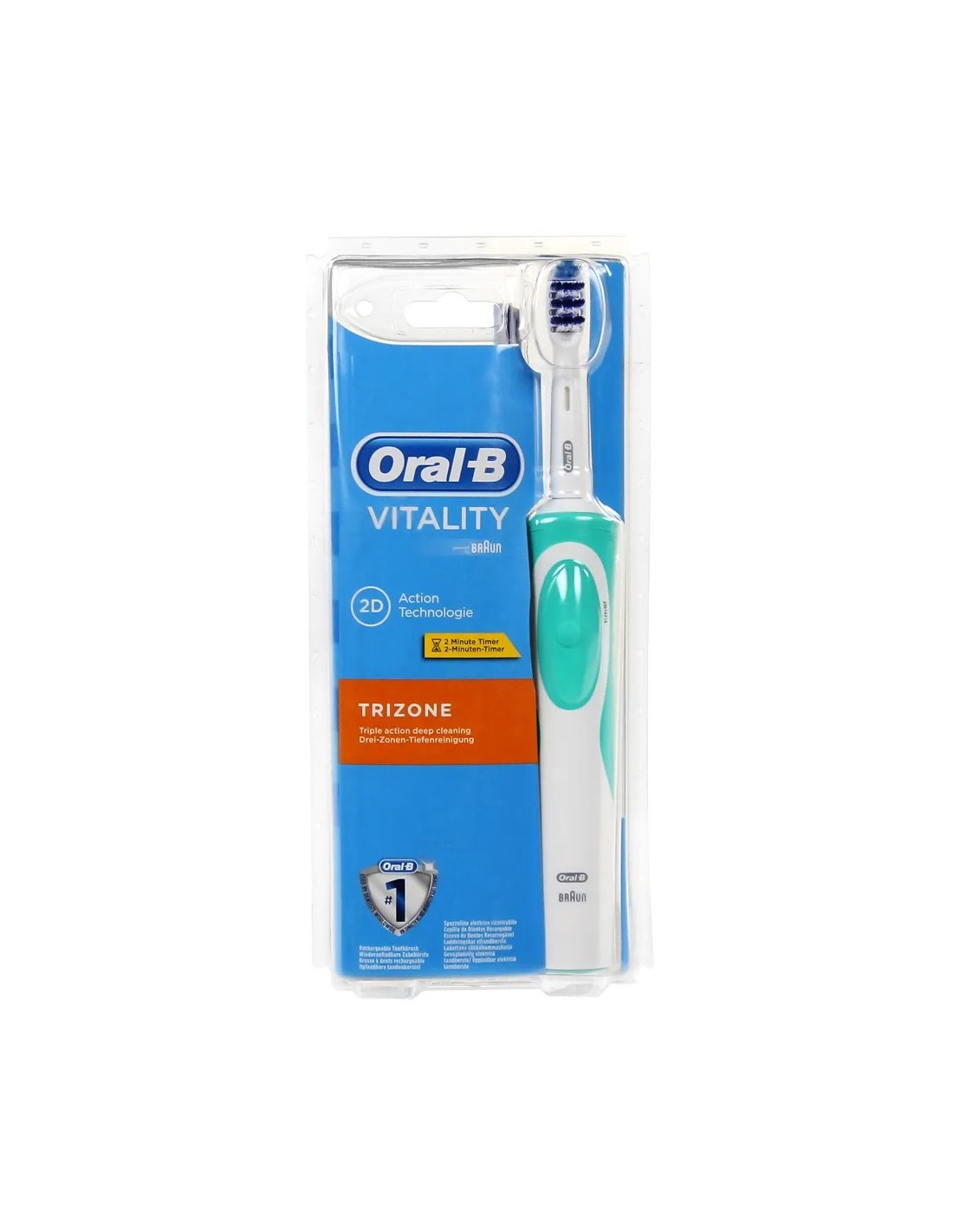 Oral-B Vitality Trizone Spazzolino Elettrico Ricaricabile | shopincasa.it
