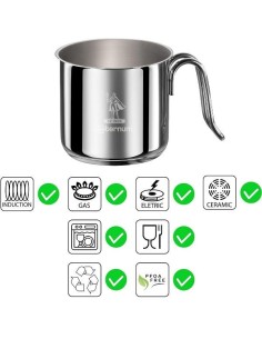 Aeternum La Divina Bollilatte Acciaio Inox 12 cm Induzione | shopincasa.it 2
