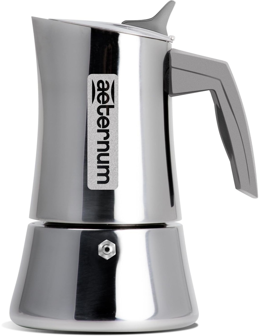 Aeternum La Divina Caffettiera 4 Tazze Acciaio Inox Induzione | shopincasa.it