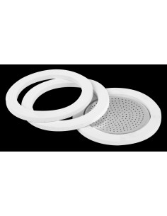 Aeternum Ricambi Caffettiera 2 Tazze – Guarnizioni e Piastrina | shopincasa.it