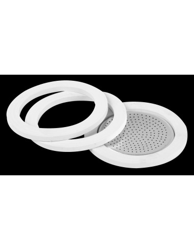 Aeternum Ricambi Caffettiera 2 Tazze – Guarnizioni e Piastrina | shopincasa.it