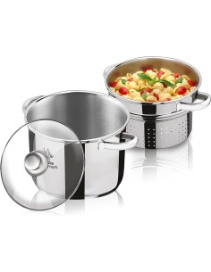 Aeternum Divina Pastarella 22 cm – Pentola Pasta Acciaio Induzione