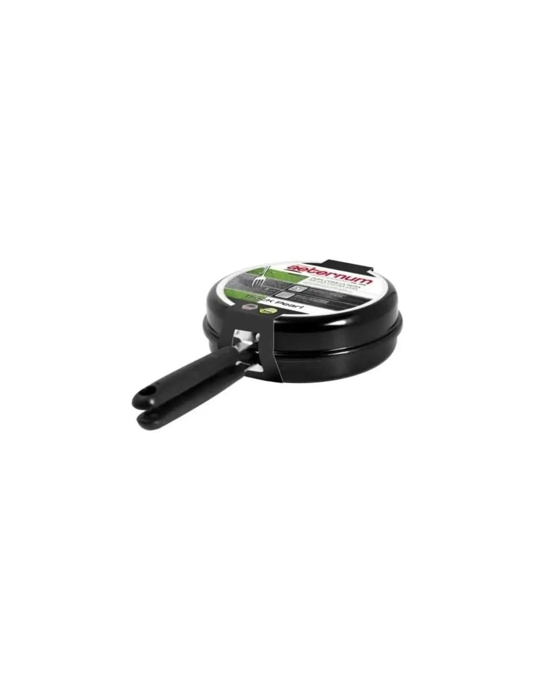 Aeternum Padella Doppia Girafrittata 24 cm Black Pearl – Antiaderente, Induzione