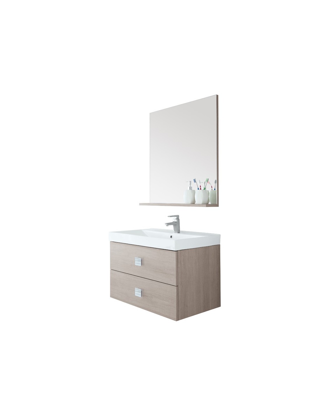 606059 COMPOSIZIONE BAGNO 75CM ROV.CHIARO