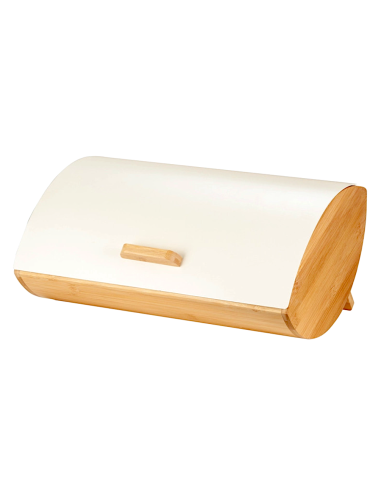 PORTAPANE AVORIO BAMBOO/METAL