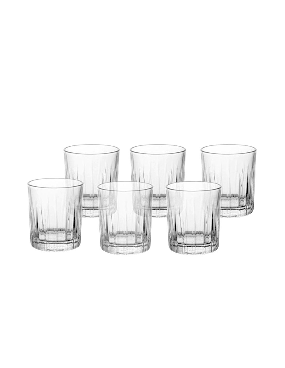Brandani Shot Linear Set 6 Pz in Vetro ø5x6 cm | shopincasa.it
