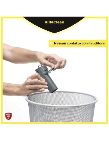 IGIENE PAVIMENTI - BAGNO - DEO CASA: vendita online CONFEZIONE 2 TRAPPOLE PER TOPI Kill & Clean in offerta