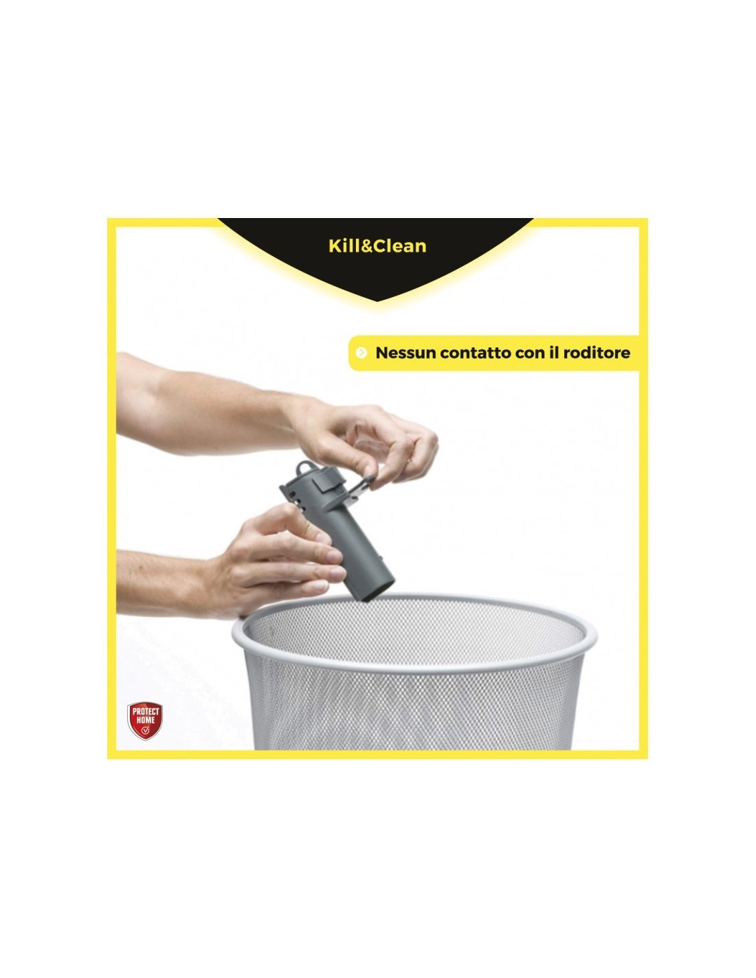 IGIENE PAVIMENTI - BAGNO - DEO CASA: vendita online CONFEZIONE 2 TRAPPOLE PER TOPI Kill & Clean in offerta