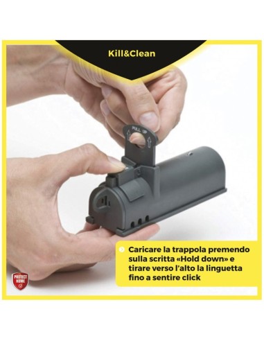 IGIENE PAVIMENTI - BAGNO - DEO CASA: vendita online CONFEZIONE 2 TRAPPOLE PER TOPI Kill & Clean in offerta
