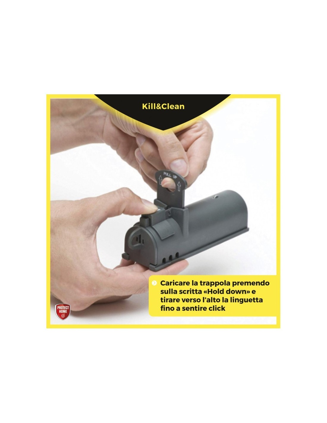 IGIENE PAVIMENTI - BAGNO - DEO CASA: vendita online CONFEZIONE 2 TRAPPOLE PER TOPI Kill & Clean in offerta