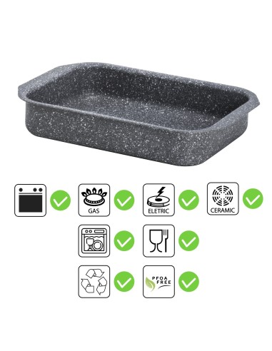 Teglia Lasagne Aeternum Madame Petravera Antiaderente | Shopincasa