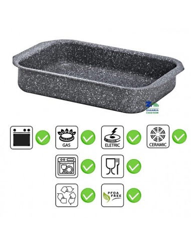 Rostiera Lasagnera Aeternum Madame Petravera 25x18 cm | Shopincasa