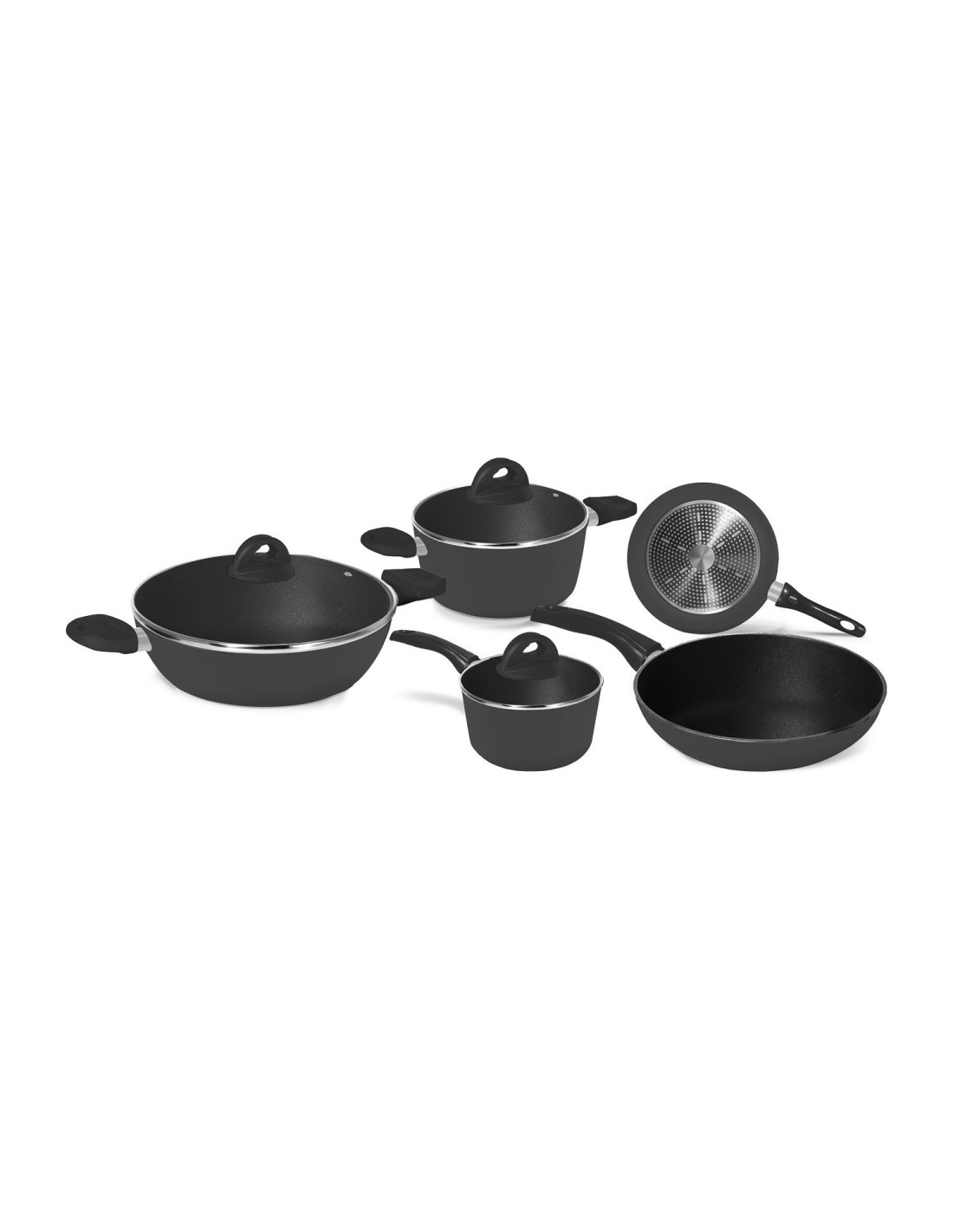 Aeternum Oriental Fusion Set 8 Pezzi Pentole e Padelle Full Induction - shopincasa.it