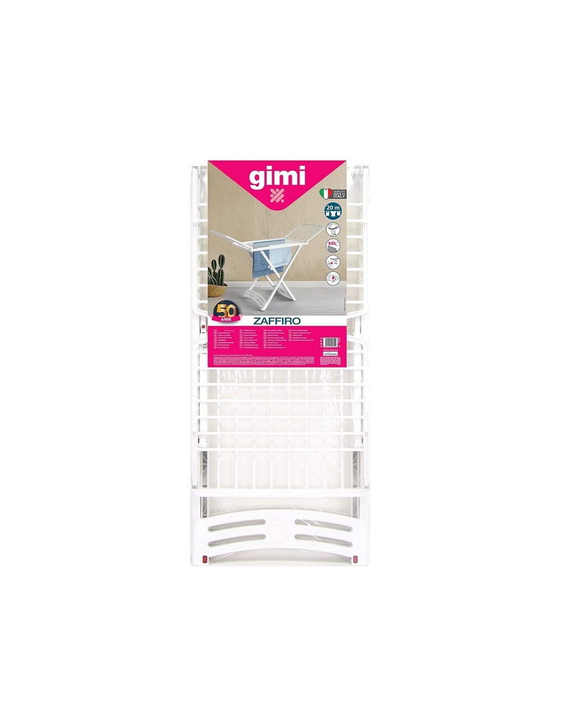 Gimi Vileda Zaffiro Stendino Bianco da Pavimento - shopincasa.it