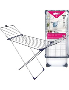 Gimi Tempo Stendibiancheria da Pavimento in Alluminio 20 m - shopincasa.it